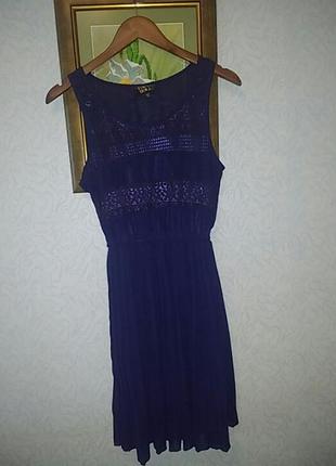 Шифоновое платье, с юбкой плиссе tokyo doll