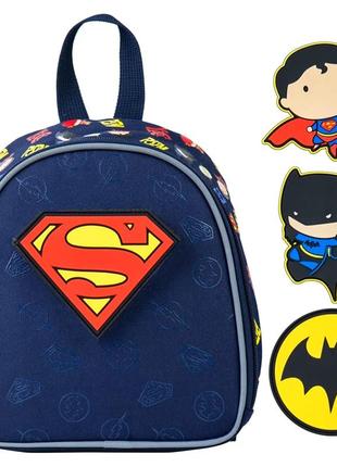 Рюкзак детский дошкольный “супергерои dc” 22 см. kite dc21-538xxs1 фото