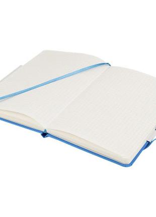 Книга записная axent partner, 125x195 мм, 96 листов, клетка, голубая (8201-07-a)7 фото