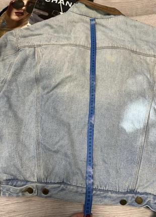 Джинсовка куртка деним на утепленные винтаж ретро куртка9 фото