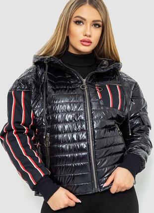Куртка женская демисезонная, цвет черный, 102r5222