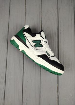 New balance 550 white green7 фото