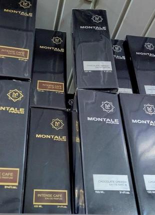 Montale intense cafe , dark purple, chocolate greedy , mukhallat , montale roses musk7 фото