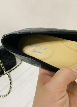 Нові брендові базові класичні жіночі туфлі clarks з натуральної шкіри 38 розмір3 фото