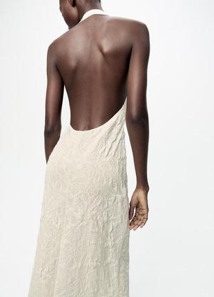 Текстурное платье со стразами4 фото