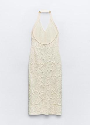 Текстурное платье со стразами8 фото