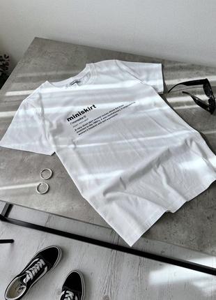 Белая футболка с надписями c&amp;a1 фото