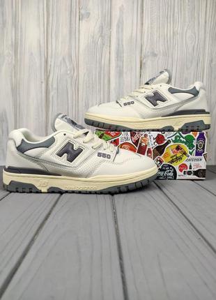 New balance 550 white gray