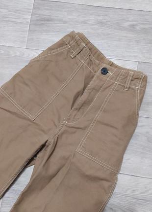 Песочные брюки с контрастными швами 2yk2 фото