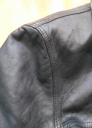 Куртка-бомбер(нат.кожа)vera pelle/s5 фото