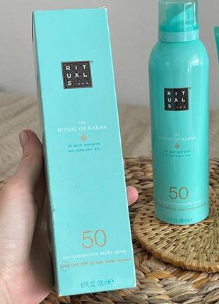 The ritual of karma sun protection milky spray spf 503 фото