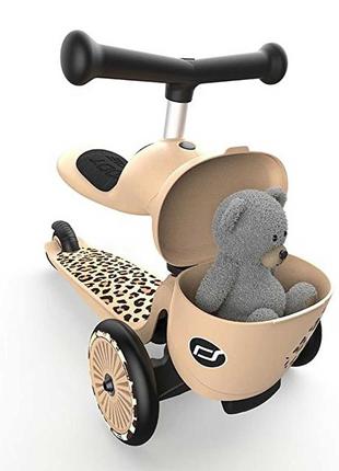 Самокат-беговел 2 в 1 scoot and ride highwaykick 1 lifestyle leopard3 фото