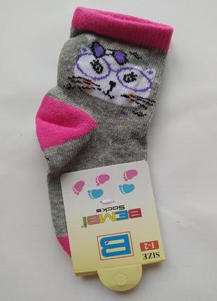 Шкарпетки дитячі для дівчаток bembi туреччина1 фото