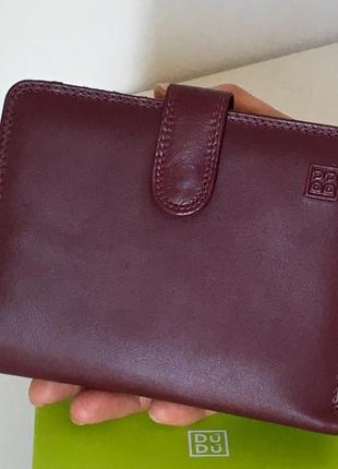 Кошелек кожаный маленький из телячьей кожи maldive made in italy