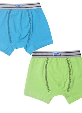 Детские трусы-шорты для мальчика *классика* (2 шт.) р. 30 (110-116см)