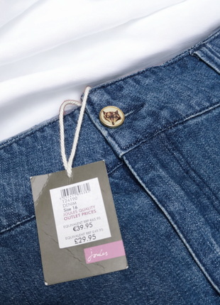 Стильная джинсовая юбка joules этикетка4 фото