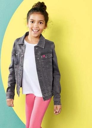 Детская джинсовая куртка для девочки 98 см 104 см; 110 см; 116 см 134 см, 146 см lupilu4 фото