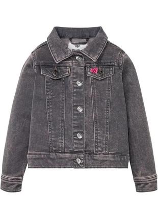 Детская джинсовая куртка для девочки 98 см 104 см; 110 см; 116 см 134 см, 146 см lupilu