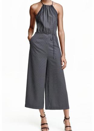 Комбінезон на бретелях у горох h&m/комбінезон кюлоти