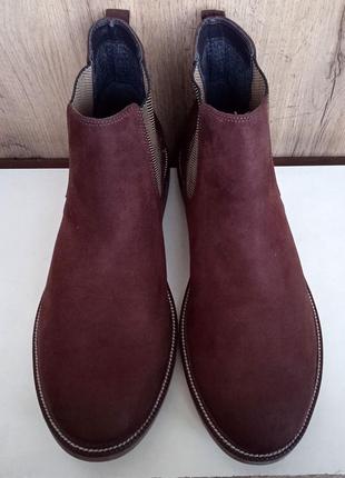Новые мужские деми ботинки, челси, туфли, ботинки коричневые, весна, р. 444 фото