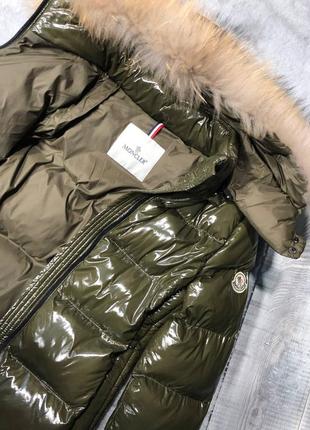 Качественная куртка moncler хаки оливковая зеленая куртка1 фото