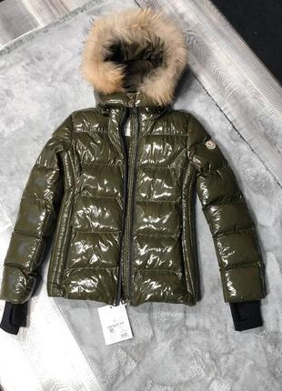 Качественная куртка moncler хаки оливковая зеленая куртка7 фото