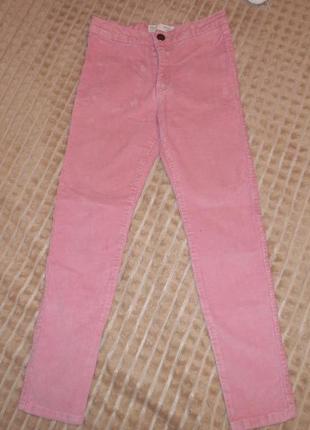 Вельветовые джинсы zara р.128,на 8 лет,отличное состояние