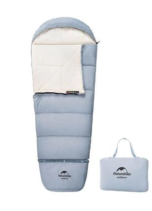 Спальник дитячий naturehike с300 nh21msd01, блакитний