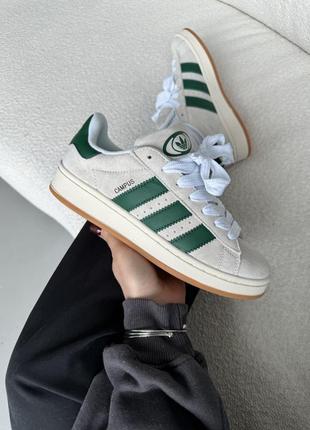 Кеды адидас кампус adidas campus 00s beige green