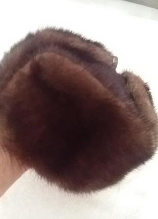 Невероятно красивая норочная шапка ушанка.