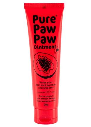 Восстанавливающий бальзам для губ без запаха pure paw paw ointment original1 фото