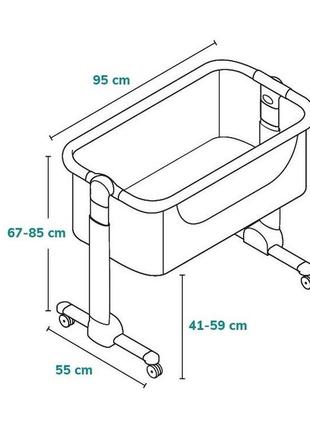 Кроватка детская туристическая 3в1 lionelo timon4 фото