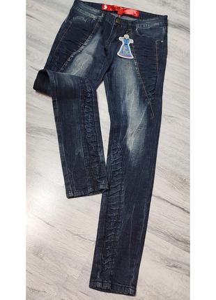 Фірмові джинси брюки штани прямі класичні труби скінни2 фото
