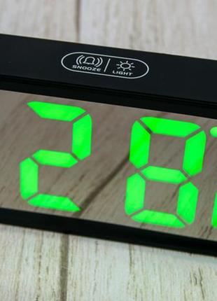 Электронные настольные led часы с будильником и термометром dt-6508 електронний годинник настільний (st)3 фото