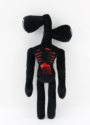 Мягкая игрушка сирено-головый resteq 40 см. плюшевый сайрен-хед черного цвета. игрушка siren head