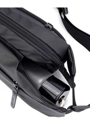 Мужская сумка через плачо нагрудная baellery cross body bag сумка jxa1808 37*18 см чёрная5 фото