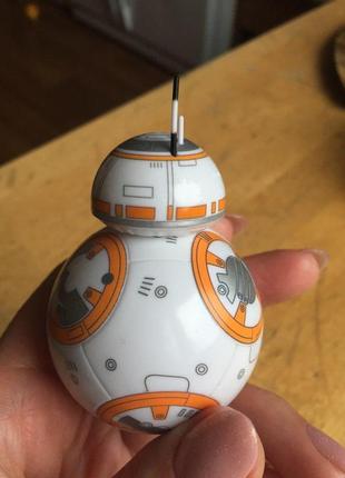 Іграшка робот bb 8, робот-неваляшка, зоряні війни, star wars 8.5 см6 фото