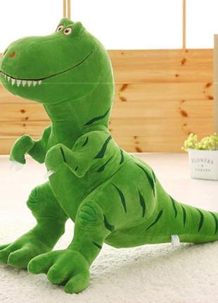 Динозавр resteq зеленого кольору 40 см. плюшева м`яка іграшка динозавр тиранозавр7 фото