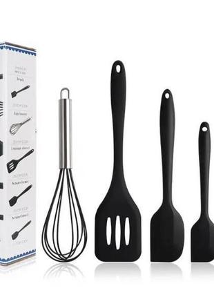 Набір кухонного приладдя kitchenware 5 предметів, black