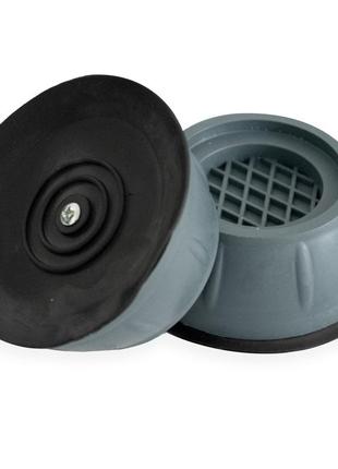 Подставки под стиральную машину от вибрации "shock pad" 4шт. серые, антивибрационные...