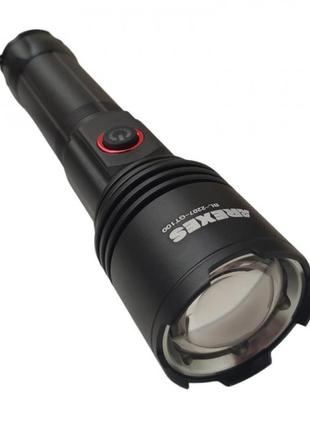 Ліхтар ручний акумуляторний arexes bl-2207-gt-100 з функцією powerbank акумулятор 186502 фото