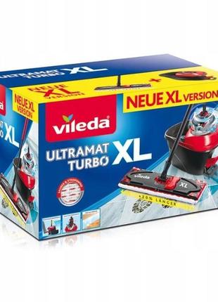 Набор для уборки швабра+ведро vileda ultramat turbo xl1 фото