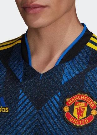 Футбольна ігрова футболка (джерсі) adidas manchester united (s-xl)3 фото
