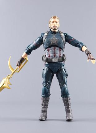 Фігурка marvel месники. фігурка капітан америка 14 см. фігурка фільму avengers. captain america