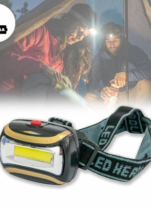 Налобний ліхтар акумуляторний headlight ch-2016 cob світлодіодний ліхтарик на голову, ліхтар на лоб (st)