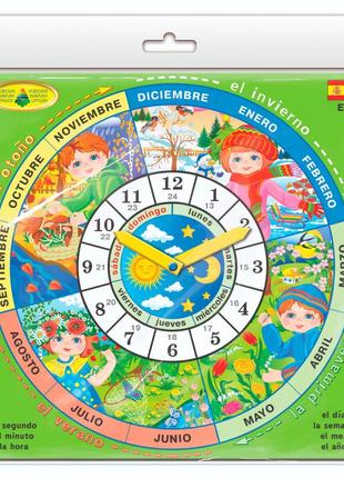 Дитяча розвиваюча гра "годинник" spain 82821 іспанською мовою