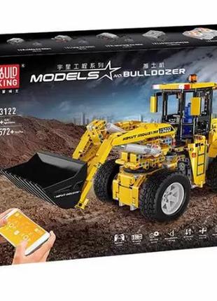 Конструктор на управлінні бульдозер wheel loader mk2 mould king2 фото