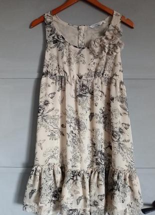 Стильное платье. воздушный сарафан .