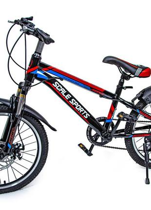 Детский велосипед 20 дюймов scale sports  красный (2000002316510)