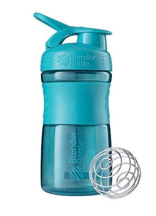 Спортивна пляшка-шейкер (sm 20oz) 590 мл blender bottle блакитний (2000001561676)
